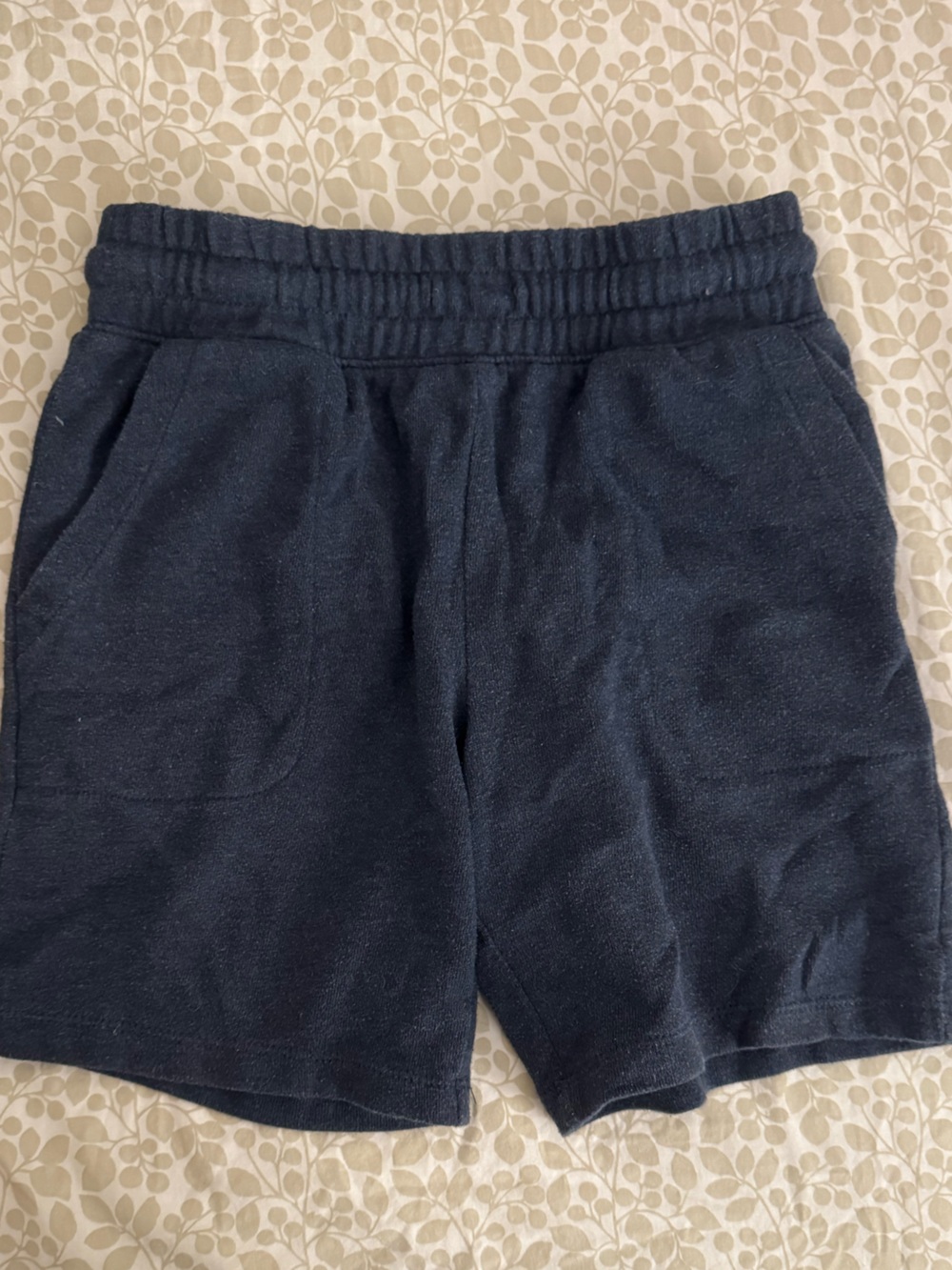 wonder nation Navy Blue Elastic-Waist Kids Shorts